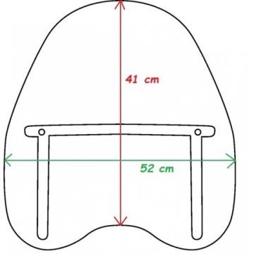 Parbriz Chopper pentru Suzuki VL 1500 Intruder LC - Img 2