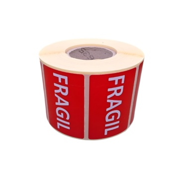 Rola 1000 bucati etichete autoadezive 60x40mm "Fragil"