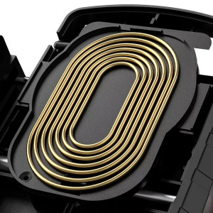 Suport de telefon moto cu incarcare automata Wireless QI si USB 3.0, cu prindere la oglinda - Img 7