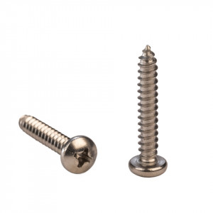 Surub autofiletant din inox cu cap bombat DIN 7981 - 4,8 x 90, set 200 bucati