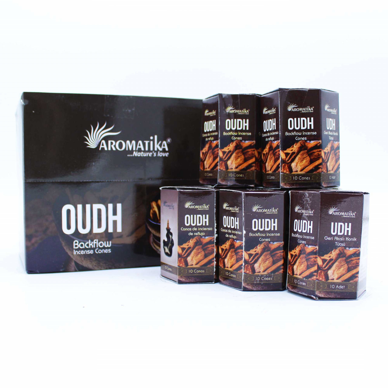 Conuri Parfumate Masala Backflow - Oudh - 1 | YEO