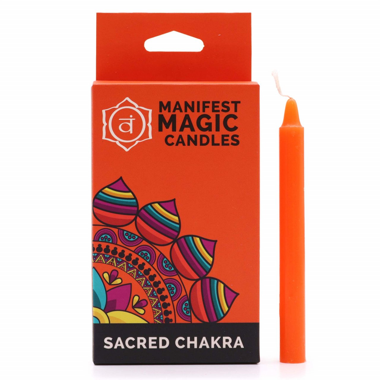 Lumanari Magice (pachet de 12) - Portocaliu - Chakra Sacra