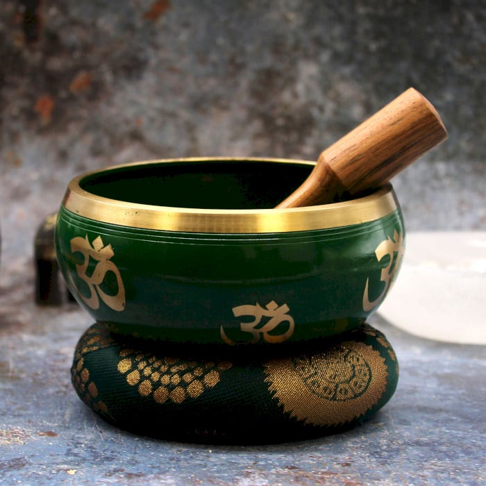 Set Bol Tibetan Arborele Vieții - Verde 14cm - 3 | YEO