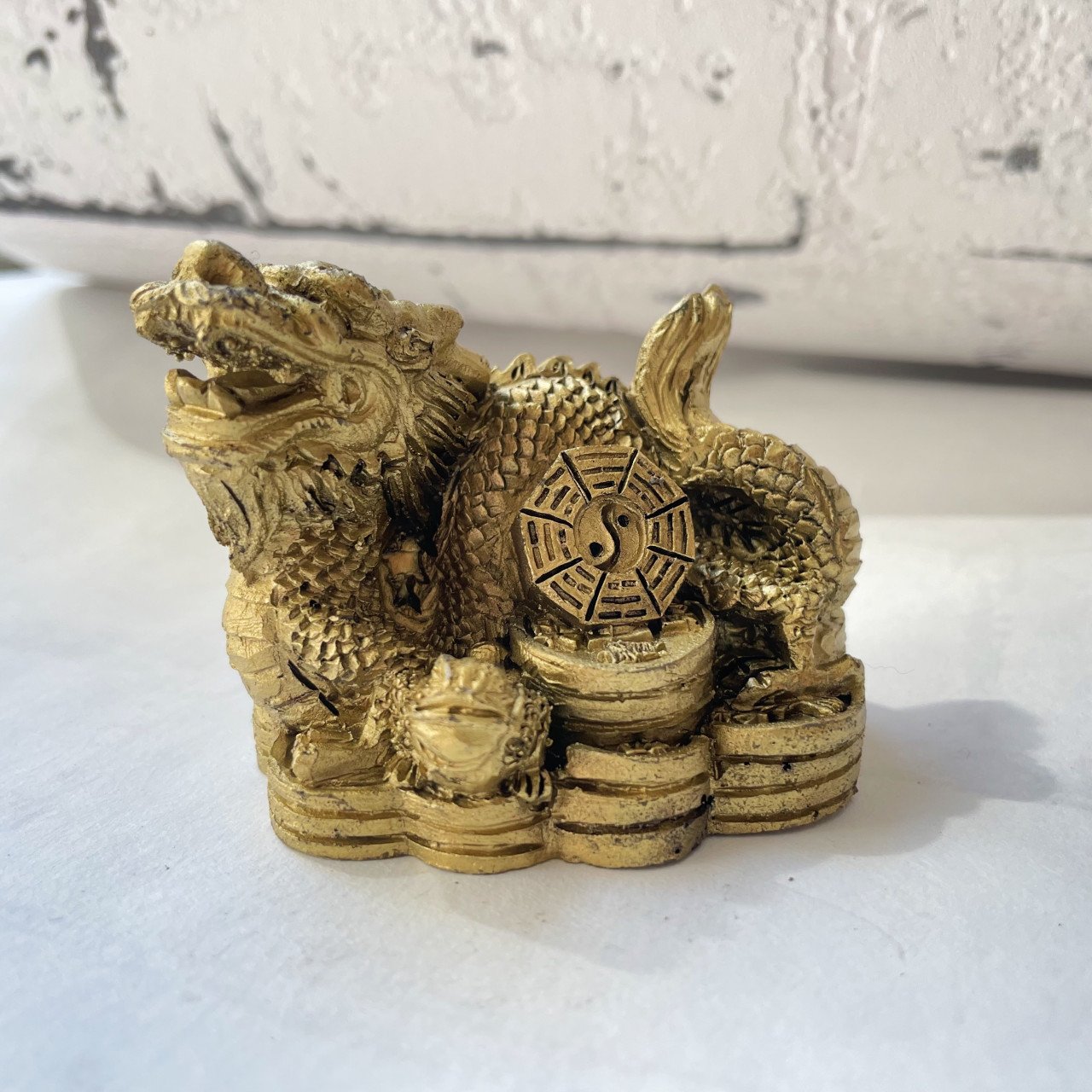 Statueta Dragon Yin Yang - Noroc - 7x5cm - 1 | YEO