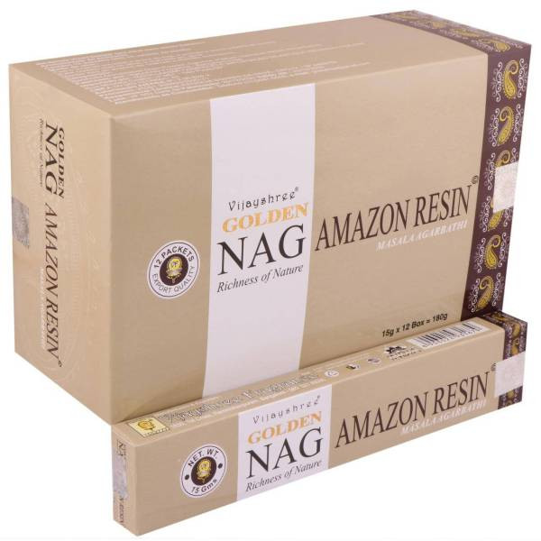 Betisoare Parfumate Golden Nag - Rasina Amazon (Breuzinho) - 1 | YEO