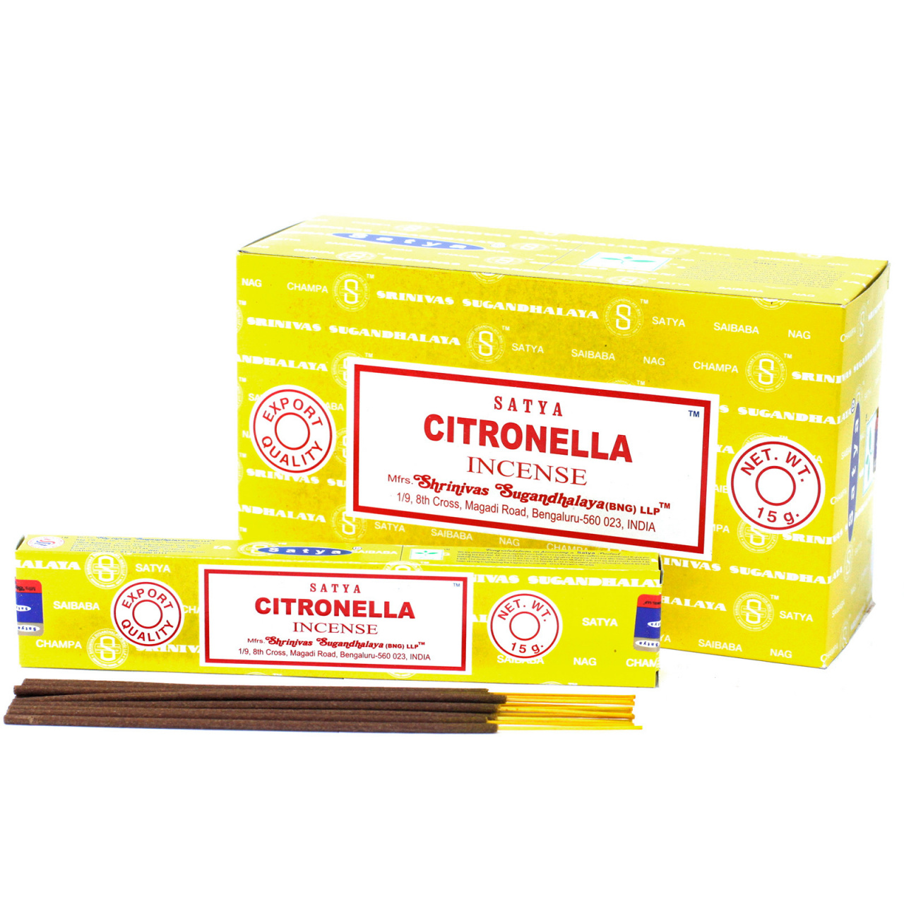 Betisoare Parfumate Satya - Citronella