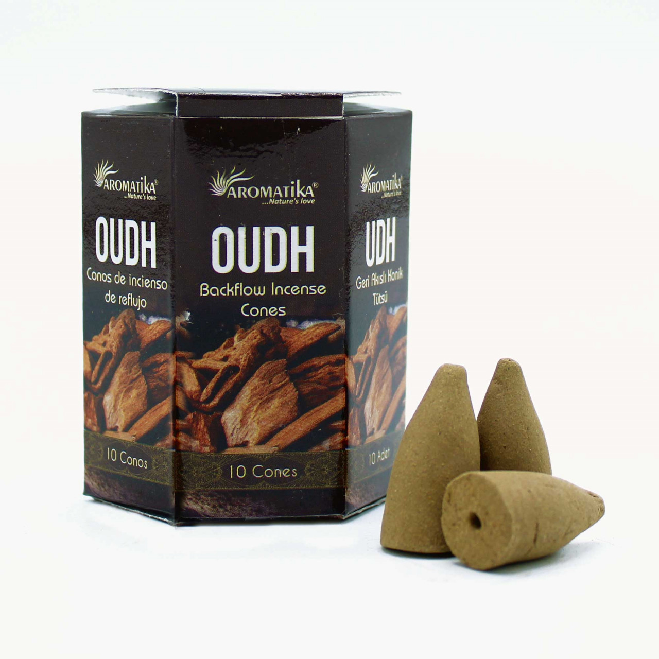 Conuri Parfumate Masala Backflow - Oudh