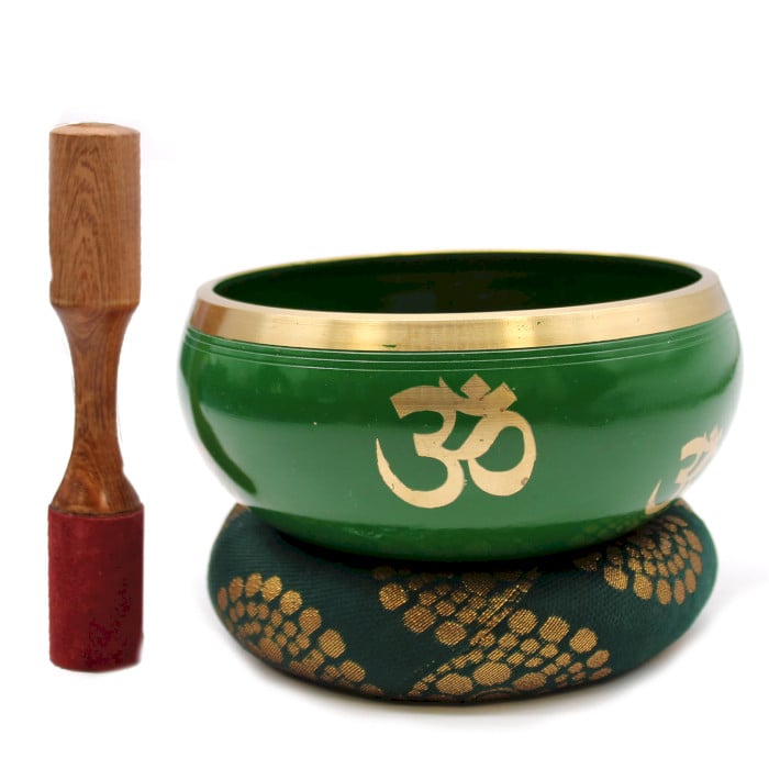 Set Bol Tibetan Arborele Vieții - Verde 14cm