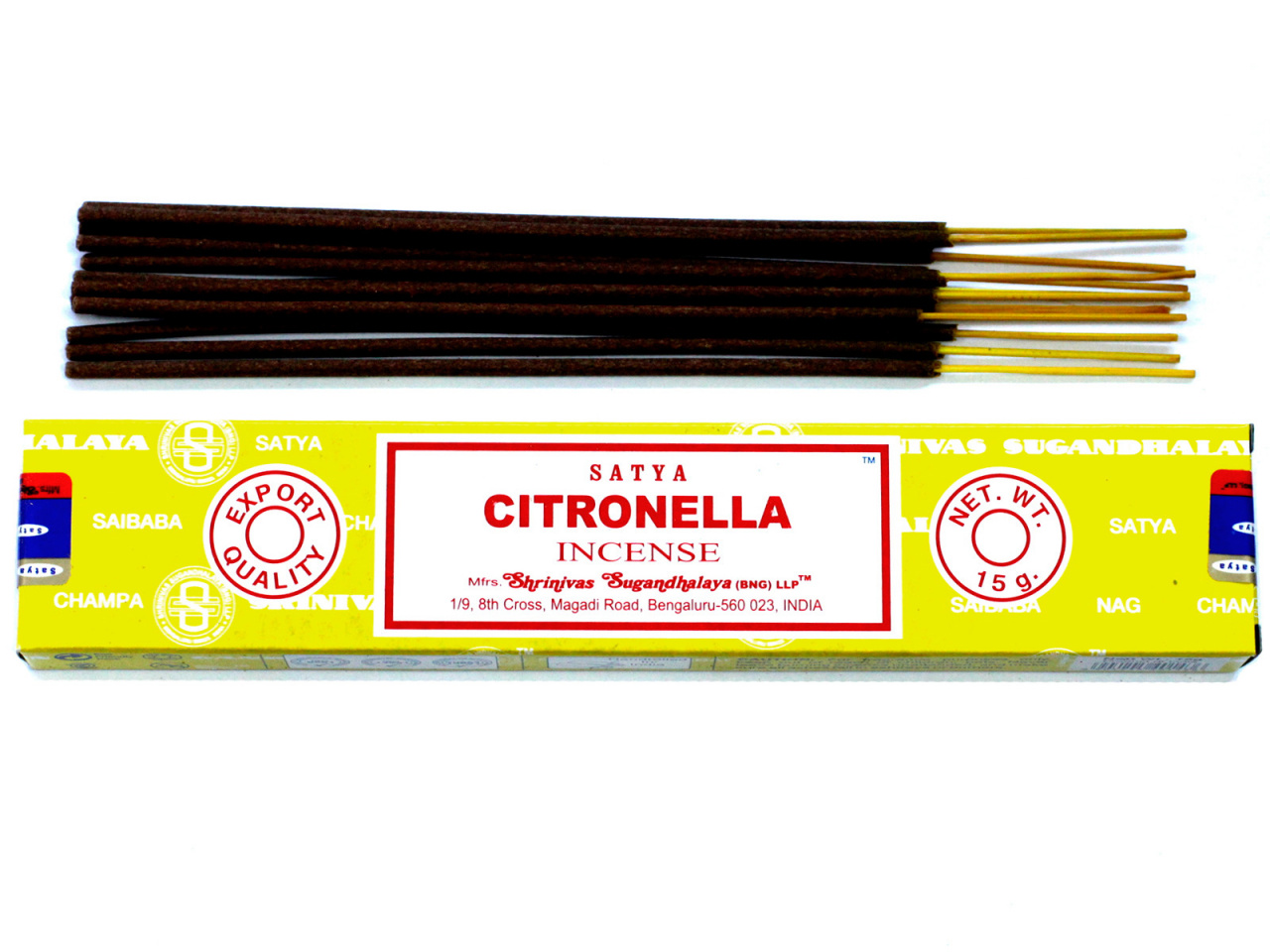 Betisoare Parfumate Satya - Citronella - 1 | YEO