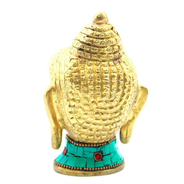 Figurină Buddha din Alamă - Cap Mare - 11.5 cm - 1 | YEO