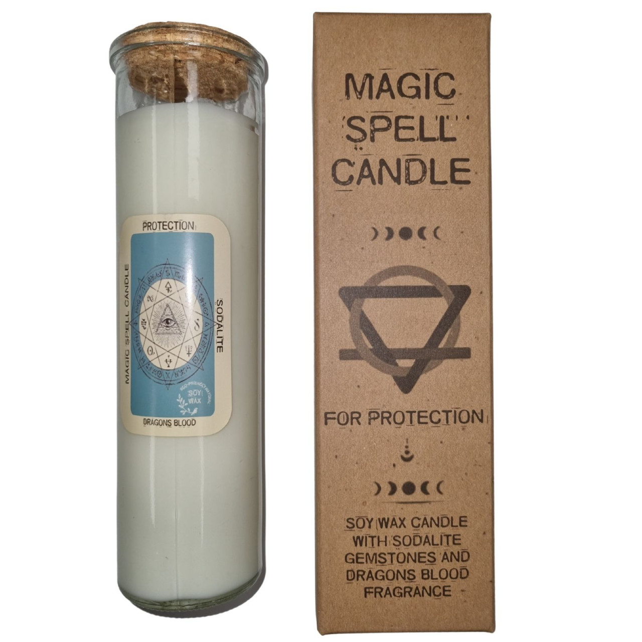 Lumanare Magica cu Sodalit - Protectie - 1 | YEO