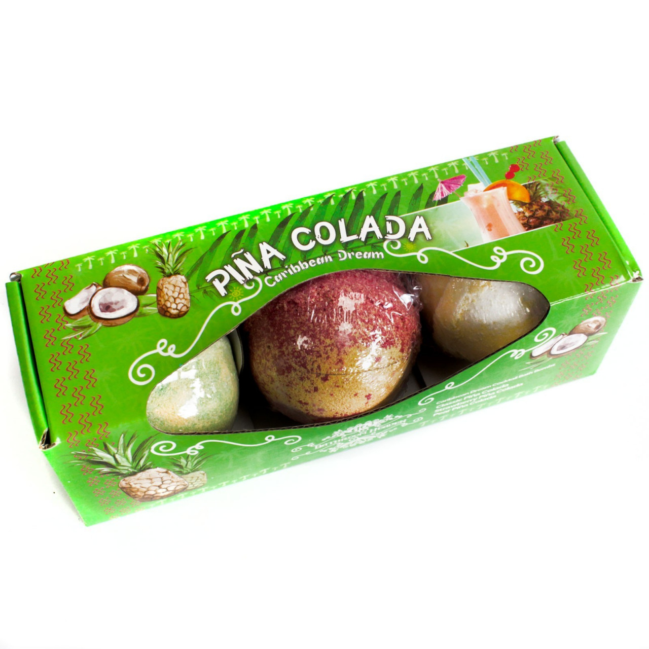 Set Bombe de Baie Efervescente - Pina Colada