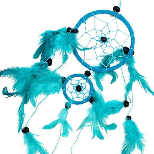 Dream catcher - Prinzător de Vise Bali - Cerc Mediu - Turcoaz