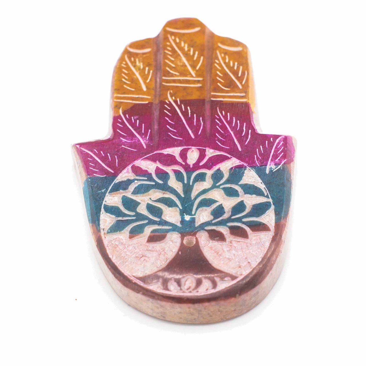 Suport pentru Betisoare Pafumate - Hamsa 9x6cm - Arborele Vietii