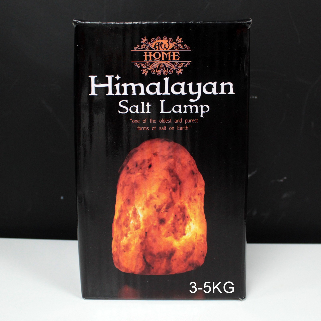 Lampă/Veioză de Sare de Himalaya cu Suport de lemn 3-5 kg - 1 | YEO