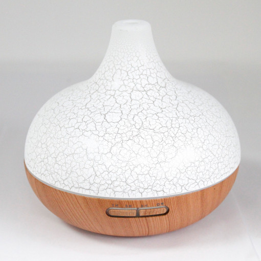 Difuzor aromaterapie Santorini - Efect Crăpat - Cablu USB - Schimbarea Culorilor - Temporizator