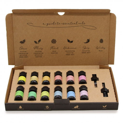 Set de Uleiuri Esențiale pentru Aromaterapie - Mix