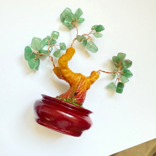 Copacel Feng Shui - Aventurin Verde - Prosperitate - 11.5cm – Talisman pentru prosperitate, echilibru si oportunitati noi