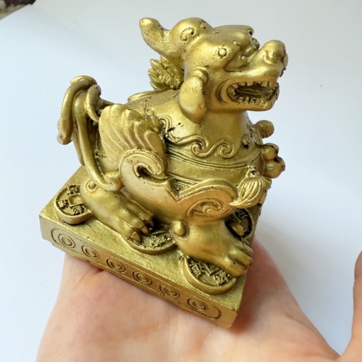 Statueta Feng Shui Pi Yao - 7.5cm - Protectie si Prosperitate