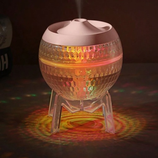 Umidificator Aer Transparent Mondo Planet - USB - Schimbare de Culoare (lumina de jos)