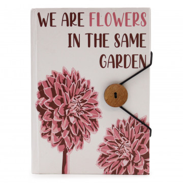 Agenda Jurnal Mic cu Model - Flowers in the same garden