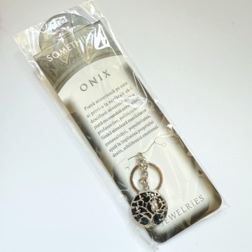 breloc onix negru