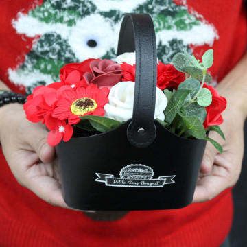 buchet flori de sapun clasic