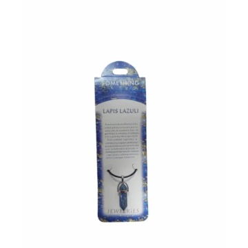 Colier pe snur din cristal de Lapis Lazuli - Intuitie si calm