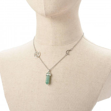 colier aventurin verde