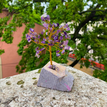 Pomisor Arborele Fericirii din Ametist - 80 de Pietricele