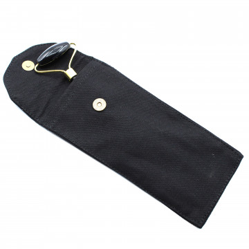 roller masaj facial obsidian negru