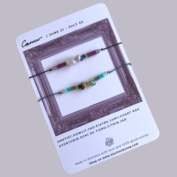SET BRATARI ZODIA RAC