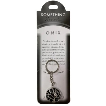 breloc onix negru