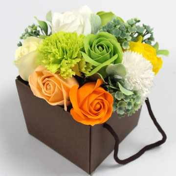 buchet flori de sapun