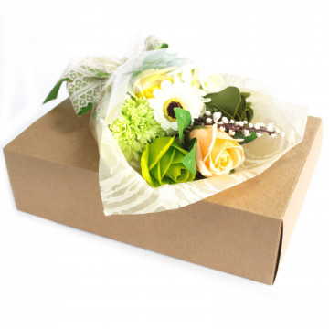 buchet flori de sapun