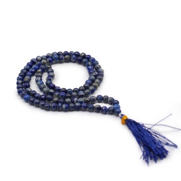 Colier mala din pietre semipretioase cu 108 margele - Lapis Lazuli