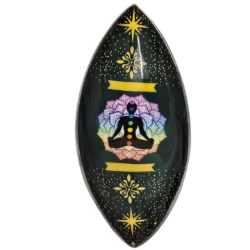 Bol Emailat pentru Betisoare – Aluminiu – Lotus Buddha Chakra