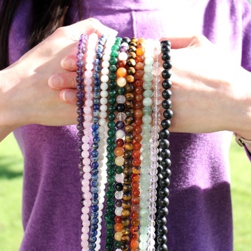 colier mala cuart transparent