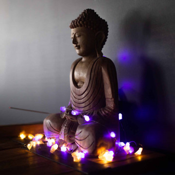 instalatie led cristale semipretioase