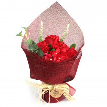 buchet flori de sapun clasic