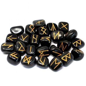 Pietre Rune - Agat Negru - Img 1