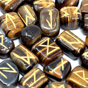 set rune ochi de tigru