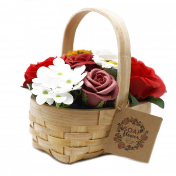 buchet flori de sapun