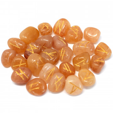 set rune aventurin galben