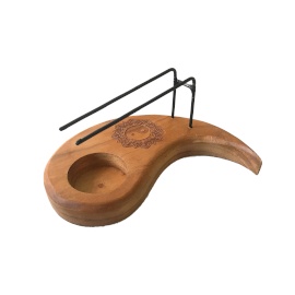 Suport Lacrima pentru Palo Santo - Lemn de Tec - Design Yin si Yang