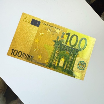 Bancnota Feng Shui aurie din polimer - 100 Euro