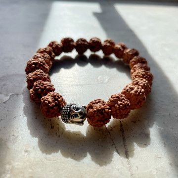 Brățară Rudraksha Buddha