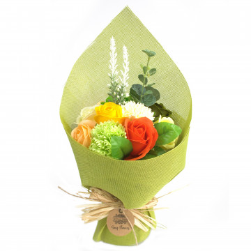 buchet flori de sapun clasic