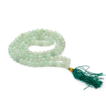 Colier mala din pietre semipretioase cu 108 margele - Aventurin Verde