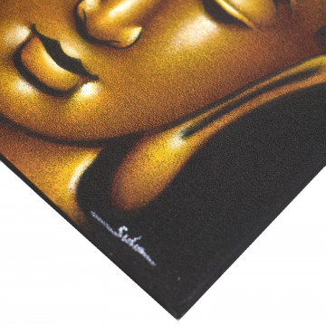 Tablou Buddha - Finisat cu Nisip Auriu - Img 2